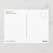 Fogarty Creek, Oregon Briefkaart (Achterkant)