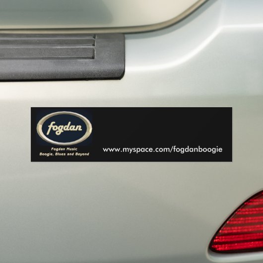 Fogdan Bumpersticker - Gepersonaliseerd (Op auto)