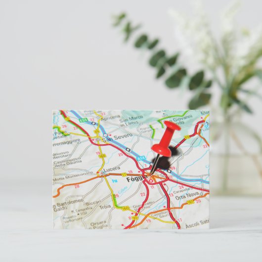 Foggia, Italië Briefkaart (Staand voorkant)