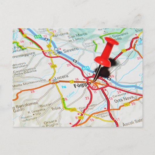 Foggia, Italië Briefkaart (Voorkant)