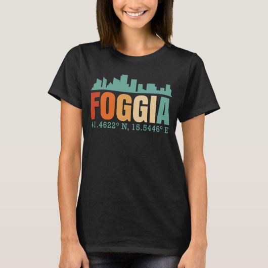 Foggia Skyline T-shirt (Voorkant)