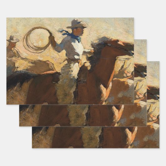 “Fogging the Drags” van Maynard Dixon Inpakpapier Vel (Set)