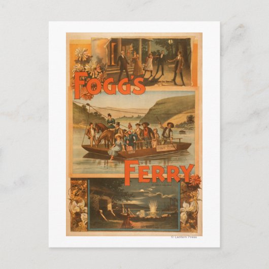 Fogg's Ferry van Chas. E. Callahan Theater Briefkaart (Voorkant)