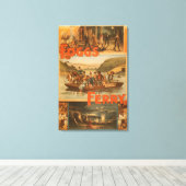 Fogg's Ferry van Chas. E. Callahan Theater Canvas Afdruk (Insitu (Houten vloer))