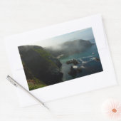 Foggy Anacapa Island op de Kanaaleilanden Rechthoekige Sticker (Envelop)
