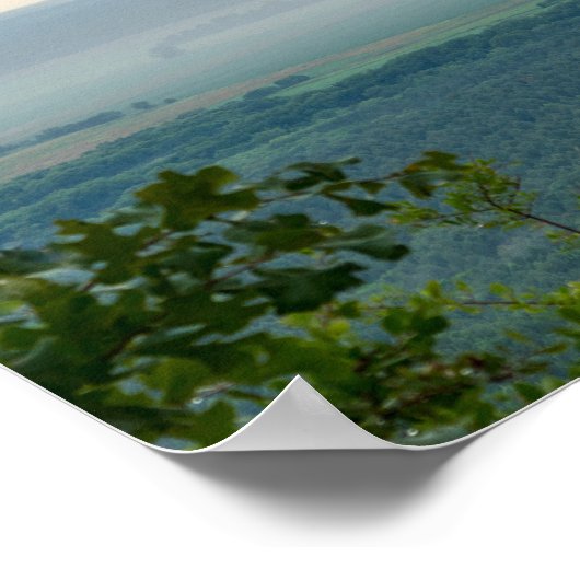 Foggy at Petit Jean Poster (Hoek)