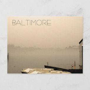 Foggy Baltimore Briefkaart