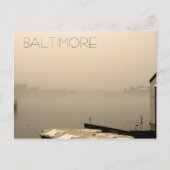 Foggy Baltimore Briefkaart (Voorkant)