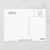 Foggy Beach Briefkaart (Achterkant)