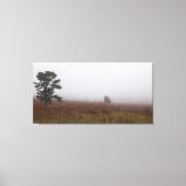Foggy Big Meadows tijdens de Herfst, Virginia Canvas Afdruk (Voorkant)