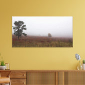 Foggy Big Meadows tijdens de Herfst, Virginia Canvas Afdruk (Insitu (Woonkamer))