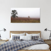 Foggy Big Meadows tijdens de Herfst, Virginia Canvas Afdruk (Insitu (Slaapkamer))