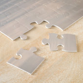 Foggy Bled Lake sunrise met kereiland Legpuzzel (Zijkant)