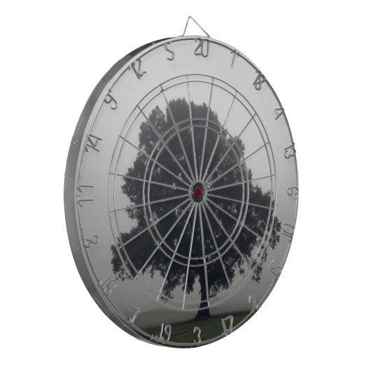 Foggy-boom Dartbord (Voorkant Links)