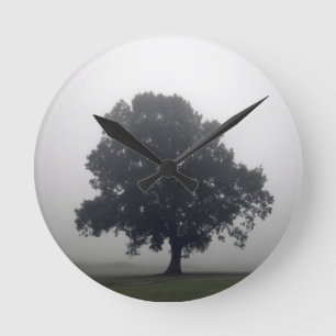 Foggy-boom Ronde Klok
