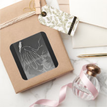 Foggy Bossen Square Sticker