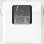 Foggy Bossen Square Sticker (Tas)