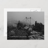 Foggy Bridge Grandfather Mountain Briefkaart (Voorkant / Achterkant)