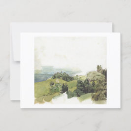 Foggy California Hills Briefkaart