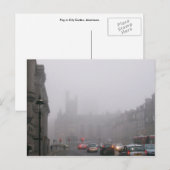 Foggy City Center Briefkaart (Voorkant / Achterkant)
