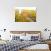Foggy creek canvas afdruk (Insitu (Slaapkamer))