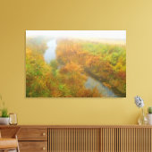 Foggy creek canvas afdruk (Insitu (Woonkamer))