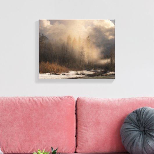 Foggy Day #2 Canvas Afdruk (Insitu (Woonkamer))