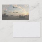 Foggy Day 8 Visitekaartje (Voorkant / Achterkant)