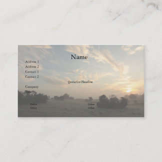 Foggy Day 8 Visitekaartje