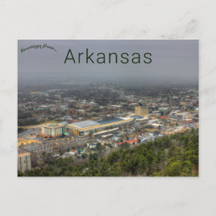 Foggy Day bij Hot Springs in Arkansas Briefkaart