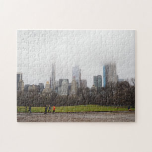 Foggy Day in Central Park New York City NYC Legpuzzel