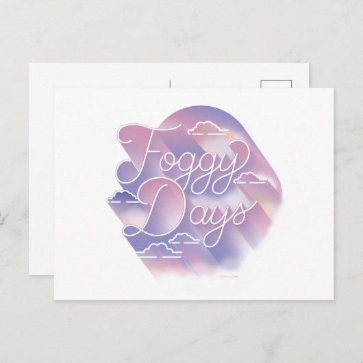 Foggy Days / Briefkaart (Voorkant / Achterkant)