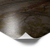 Foggy Fall kleuren op Skyline Drive, Virginia Foto Afdruk (Hoek)