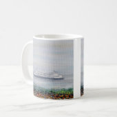 Foggy Ferry Painting Koffiemok (Voorkant links)