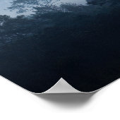 Foggy Forest - Dagelijks Motivatie QR Code Poster (Hoek)