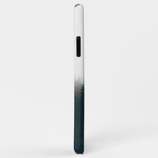 Foggy Forest Pine Mountain Aesthetische Kunst Case-Mate iPhone Case (Achterkant/rechts)