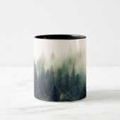 Foggy Forest Tweekleurige Koffiemok (Center)
