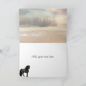 Foggy Friesian Morning Groet Bedankkaart (Binnen)