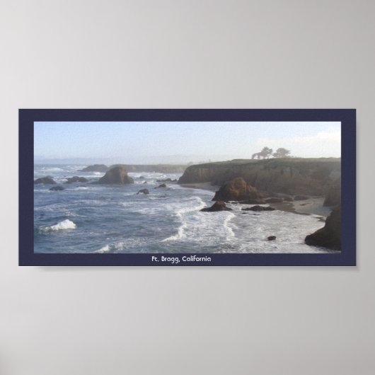 Foggy Ft. Bragg California Morning Poster (Voorkant)