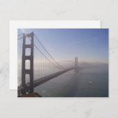 Foggy Golden Gate Briefkaart (Voorkant / Achterkant)