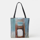 "Foggy Golden Gate" door Alarsen Artist Canvas tas (Achterkant)