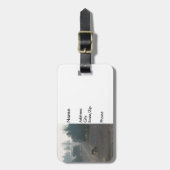 Foggy Grazing Bagagelabel (Voorkant verticaal)