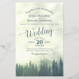 Foggy Green Forest BUDGET Weddenschap