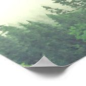 Foggy Green Mountains Unplugged Wedding Ceremony Poster (Hoek)