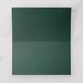 Foggy Green Pine Trees Rustic Wedding Write-In Plaatskaartje (Binnenkant ongevouwen)