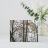 Foggy Herfst in Pennsylvania Autumn Natuur Briefkaart (Staand voorkant)