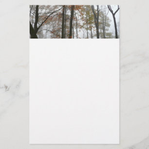 Foggy Herfst in Pennsylvania Autumn Natuur Briefpapier