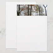 Foggy Herfst in Pennsylvania Autumn Natuur Briefpapier (Voorkant / Achterkant)