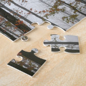 Foggy Herfst in Pennsylvania Autumn Natuur Legpuzzel (Zijkant)