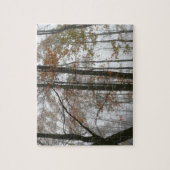 Foggy Herfst in Pennsylvania Autumn Natuur Legpuzzel (Verticaal)